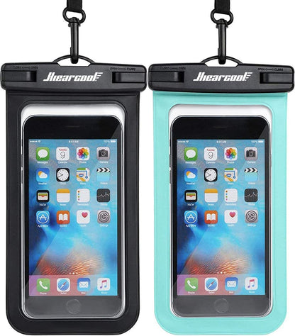 Waterproof Phone Pouch, Waterproof Phone Case for Iphone 17 16 15 14 13 Pro Max, IPX8 Cellphone Dry Bag Beach Cruise Ship Essentials 2Pack-8.3"